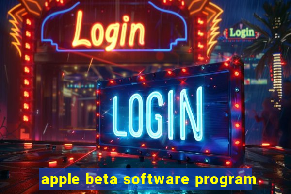 apple beta software program